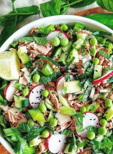 Thunfisch Salat mit Radieschen