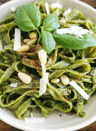 Grünes Pesto – mit wenigen Zutaten