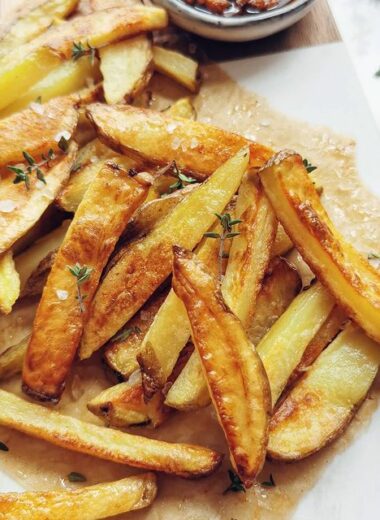 Ofenpommes – aus frischen Kartoffeln