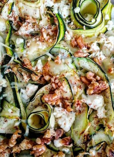 Zucchini – Ofen Gemüse mit Käse