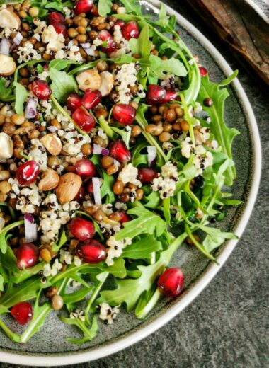 Linsen Quinoa Salat –  vegan und glutenfrei