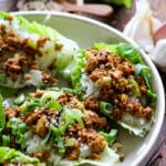Salat Wraps mit Tofu