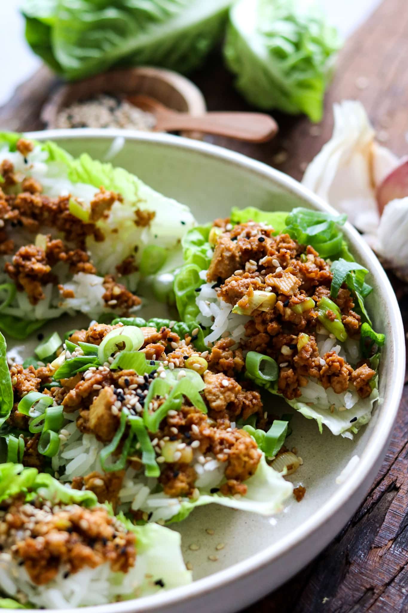 Salat Wraps mit Tofu