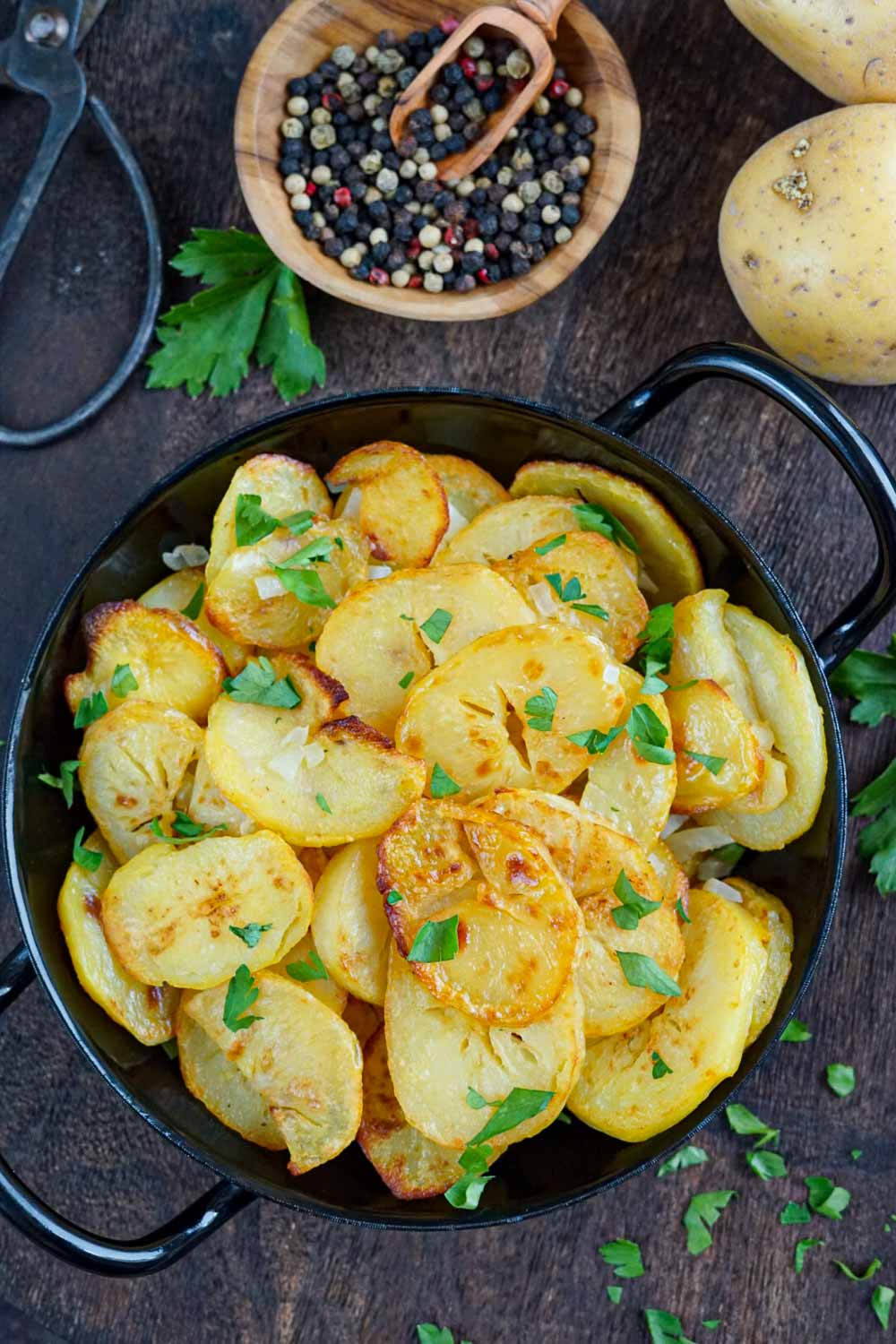 bratkartoffeln aus gekochten kartoffeln 