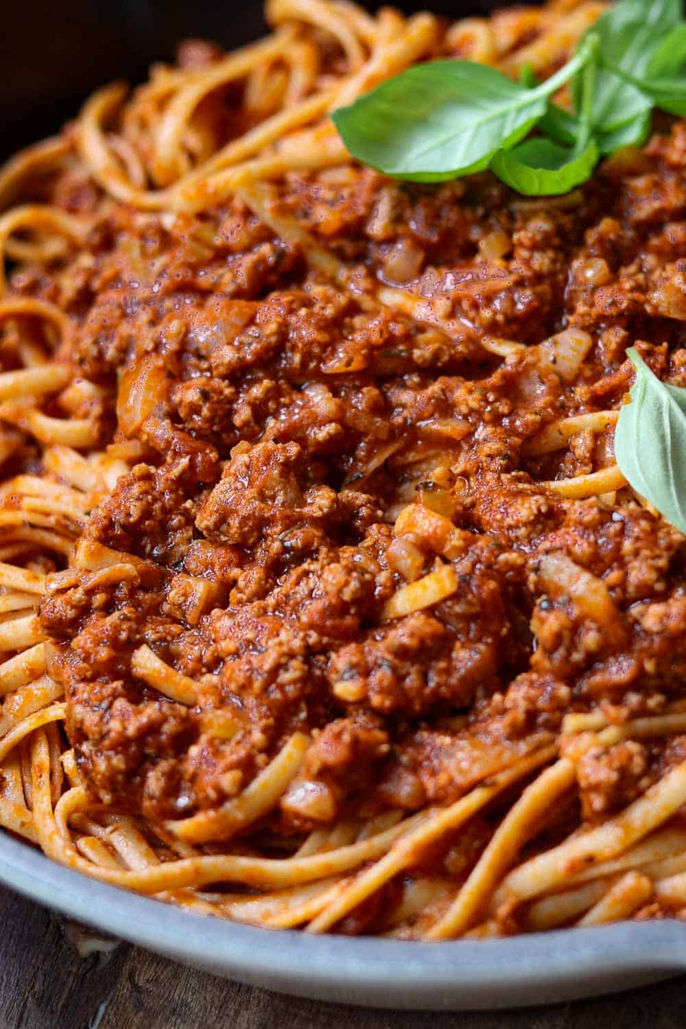 spaghetti bolognese selber machen einfaches rezept mit Rinderhackfleisch