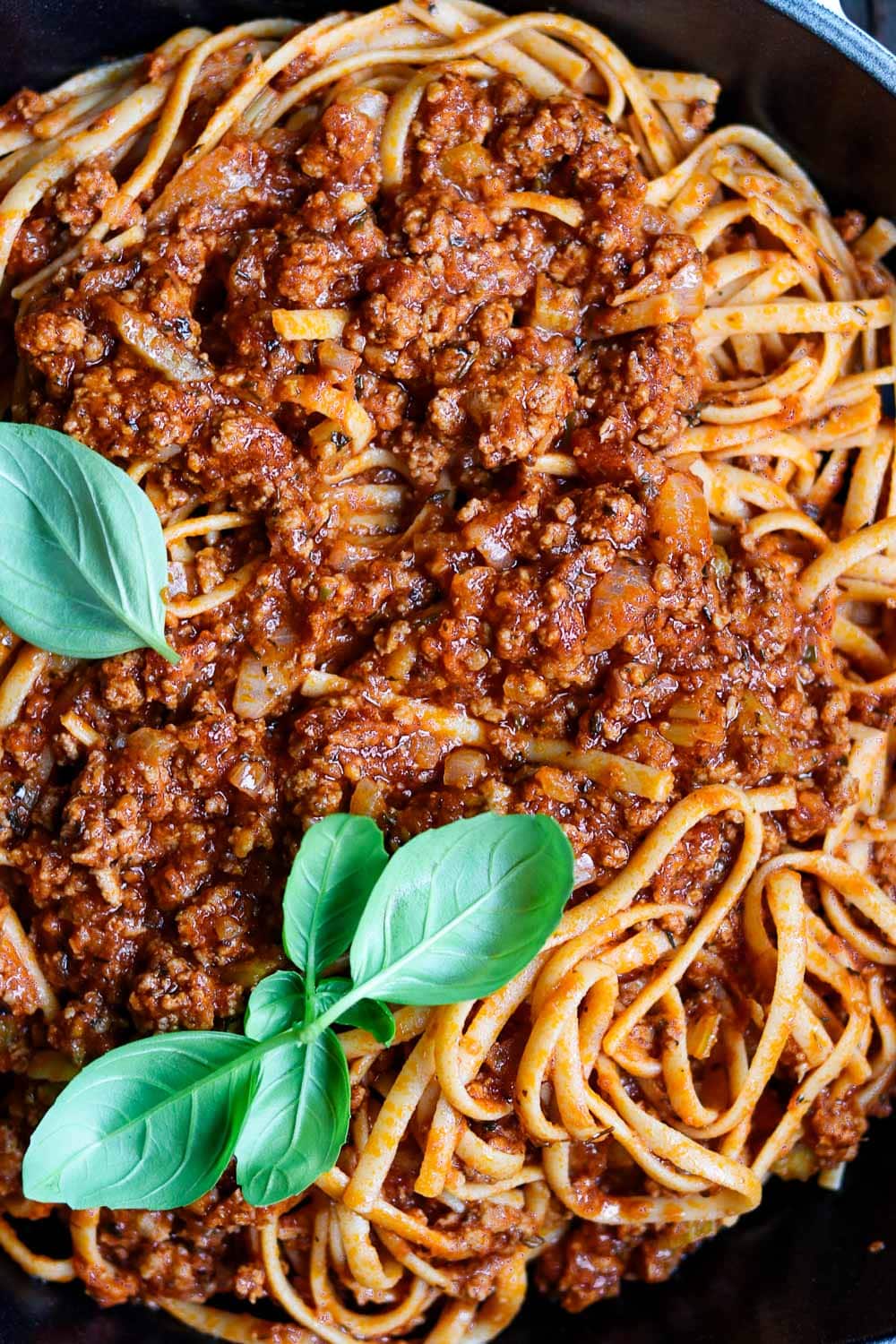 Spaghetti Bolognese selber machen in der Pfanne