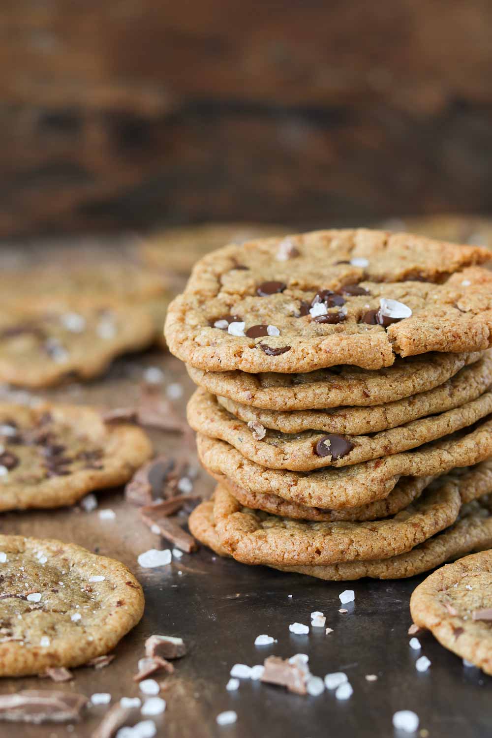 Originalrezept amerikanische Cookies mit Schokolade uns Salz