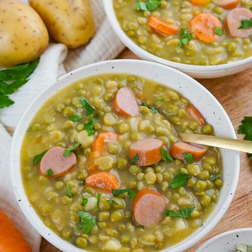 Erbsensuppe mit Schälerbsen - Klassiker